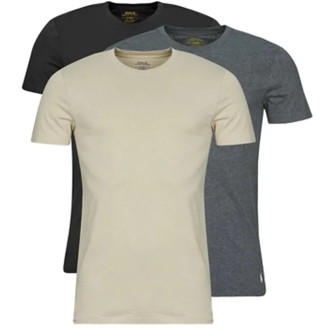 Polo Ralph Lauren  S/S CREW 3 PACK CREW UNDERSHIRT  men's T shirt in Multicolour