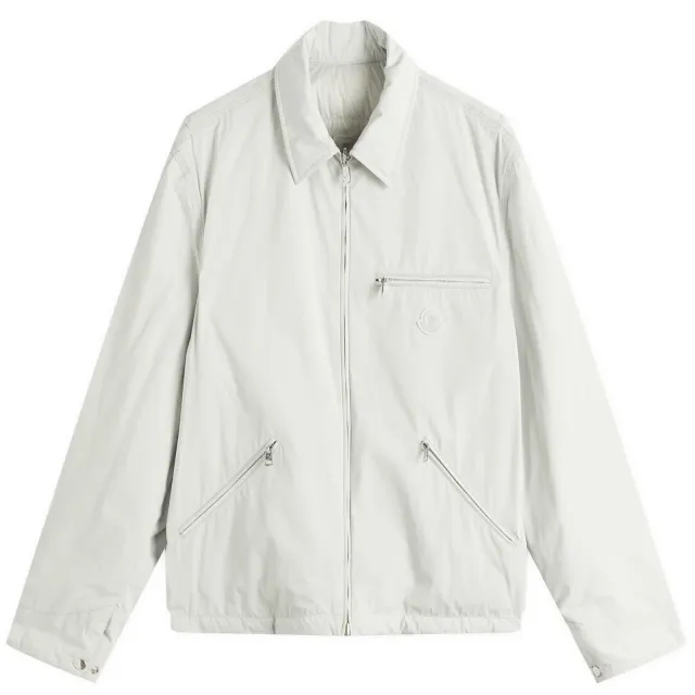 Moncler Men's Heavy Opaque Recycled Poly Cidone Jacket Grey