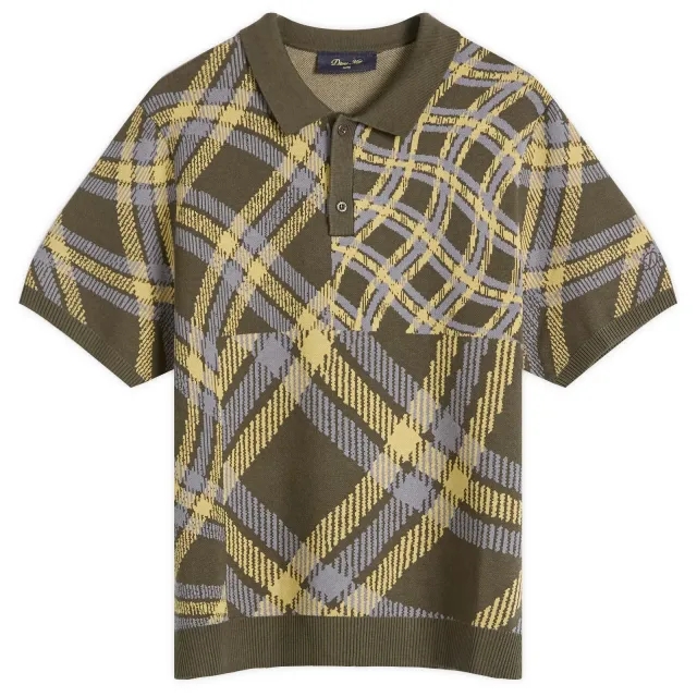 Dime Men's Antique Polo Brown Multi