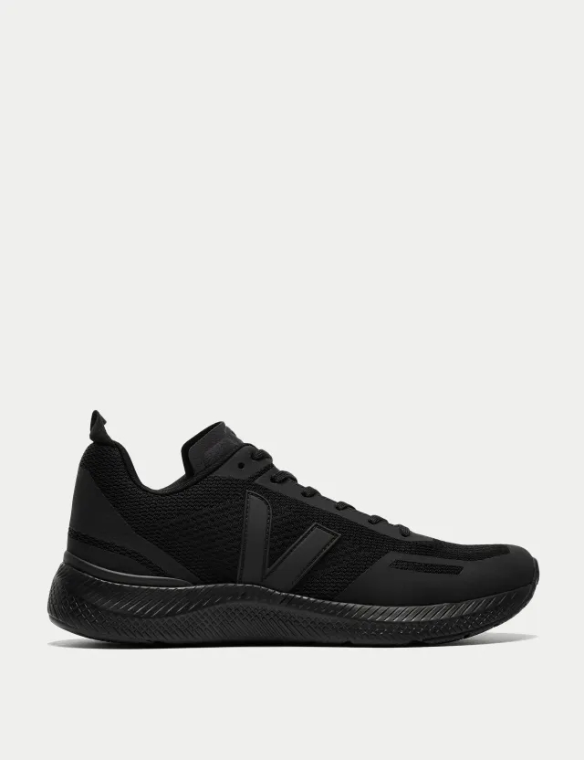 VEJA Women's Impala Engineered-Mesh Road Running Shoes - Full Black -  Size: UK 8