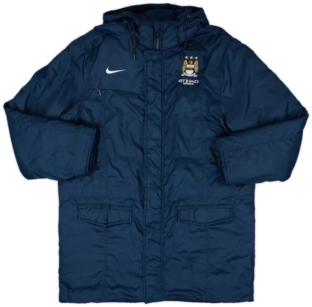 2013-14 Manchester City Nike Padded Bench Coat - 8/10 - (L)