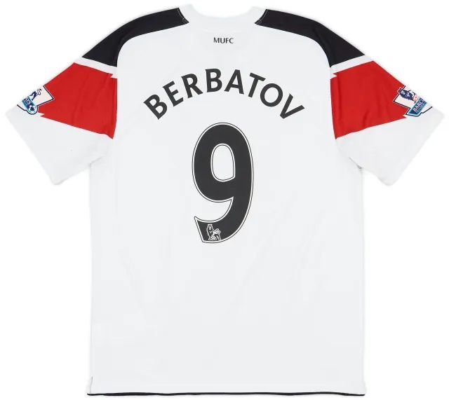 Nike 2010-12 Manchester United Away Shirt Berbatov #9 - 8/10 - (M)
