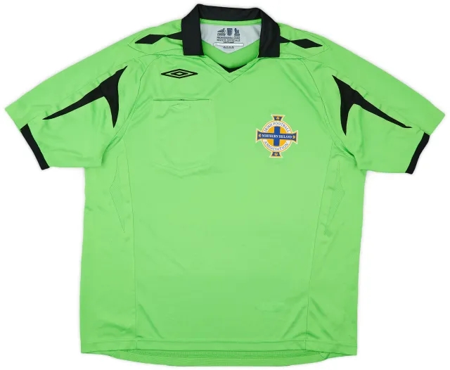 Umbro 2007-08 Northern Ireland Referee Shirt - 8/10 - (XL)
