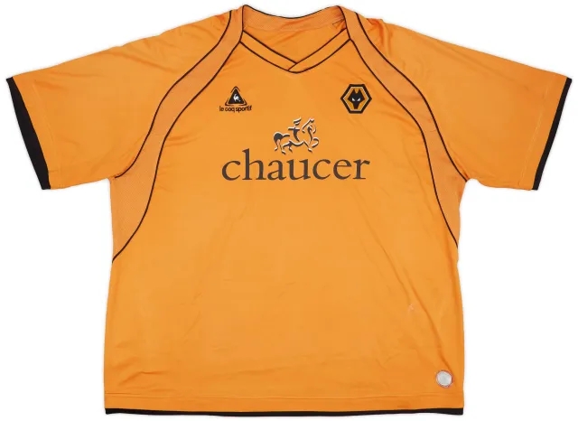 LeCoqSportif 2006-08 Wolves Home Shirt - 7/10 - (3XL)