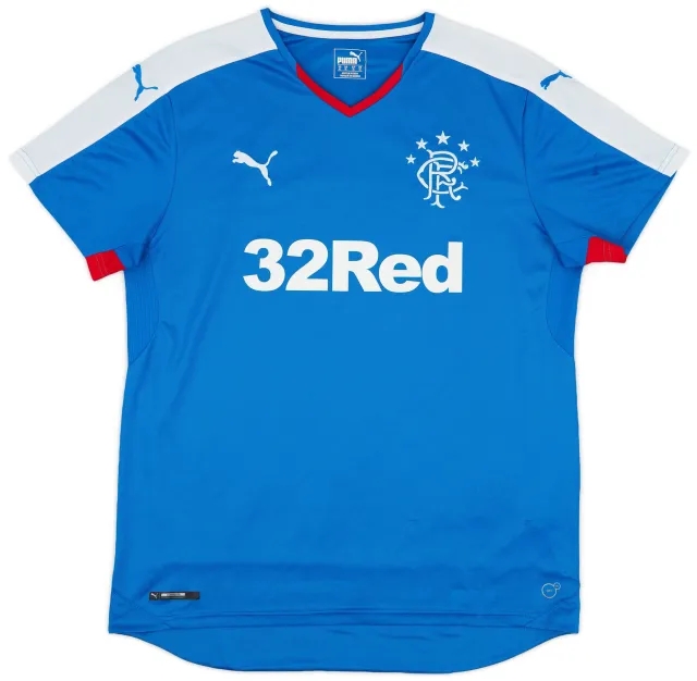 Puma 2015-16 Rangers Home Shirt - 7/10 - (XL)