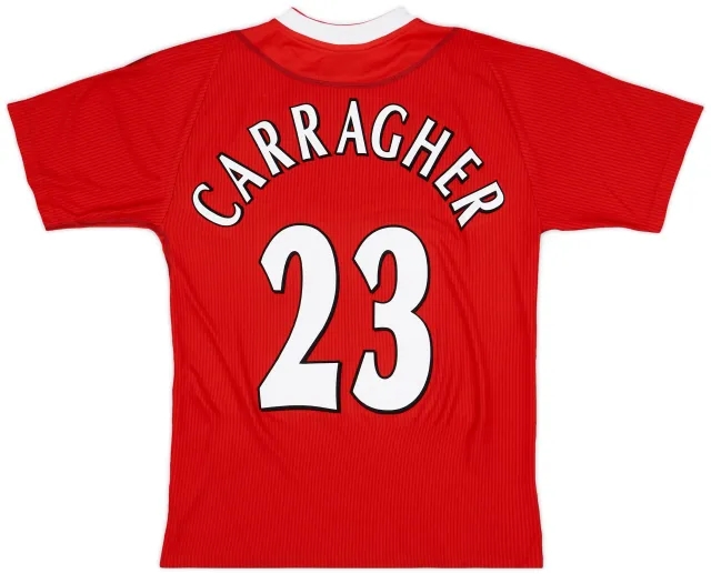 Reebok 2002-04 Liverpool Home Shirt Carragher #23 - 9/10 - (S)