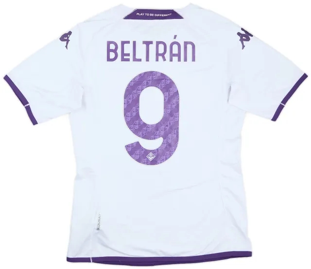 Kappa 2022-23 Fiorentina Authentic Away Shirt Beltran #9 - 9/10 - (M)