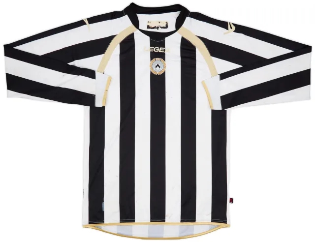 Legea 2010-11 Udinese Home L/S Shirt - 4/10 - (XL)