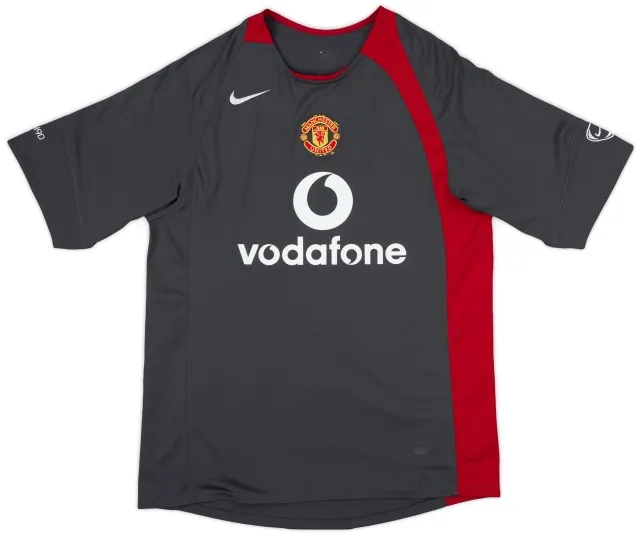 2004-05 Manchester United Nike Training Shirt - 9/10 - (L)
