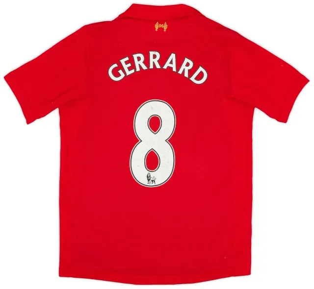 2012-13 Liverpool Home Shirt Gerrard #8 - 4/10 - (S)