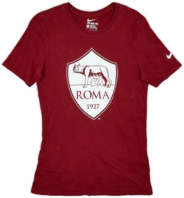 2015-16 Roma Nike Graphic Tee - 9/10 - (S)