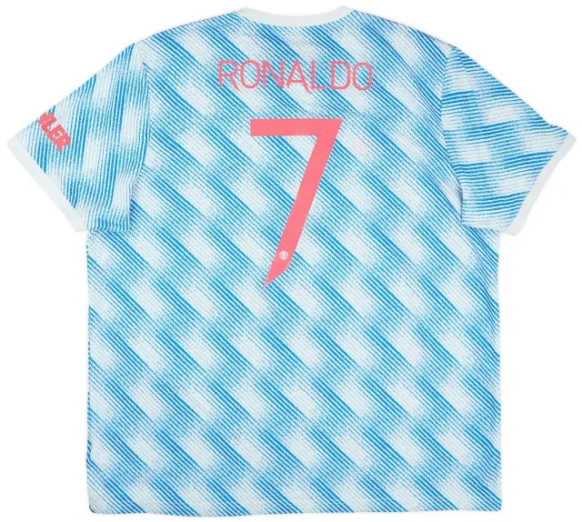 adidas 2021-22 Manchester United Away Shirt Ronaldo #7 - 8/10 - (XXL)