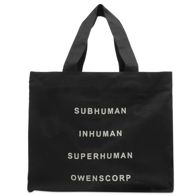 Rick Owens Women's Large Beach Bag Pearl Black