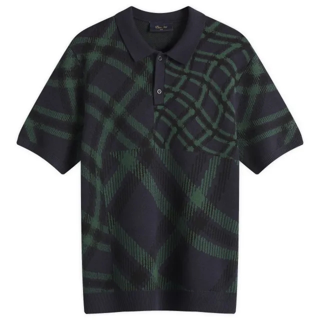 Dime Men's Antique Polo Navy Multi