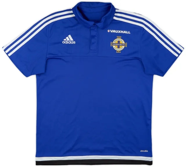 2015-16 Northern Ireland adidas Polo Shirt - 8/10 - (M)