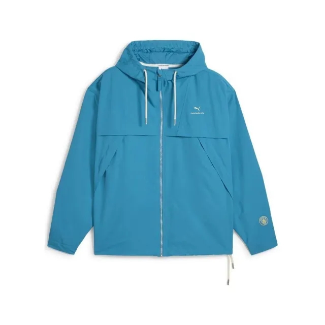 PUMA Manchester City MMQ Jacket Men, Tropical Blue/Pale Lemon