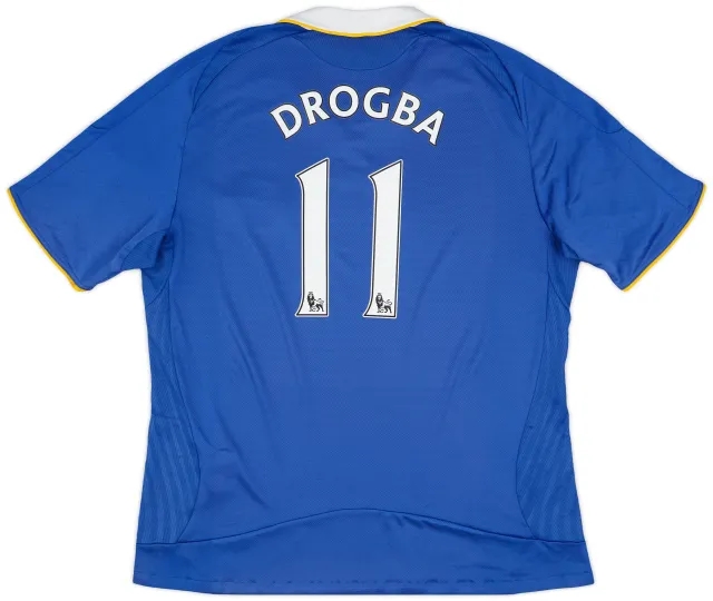 adidas 2008-09 Chelsea Home Shirt Drogba #11 - 6/10 - (XXL)