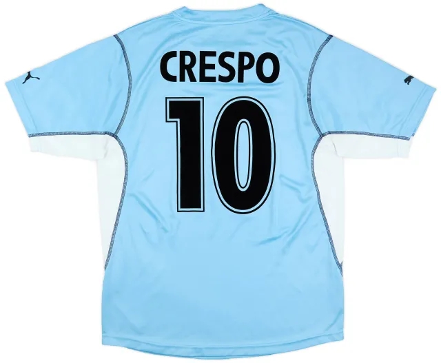 Puma 2001-02 Lazio Home Shirt Crespo #10 - 9/10 - (XXL)