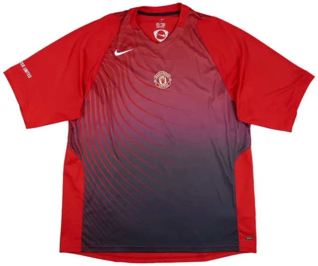 2006-07 Manchester United Nike Training Shirt - 9/10 - (XL)