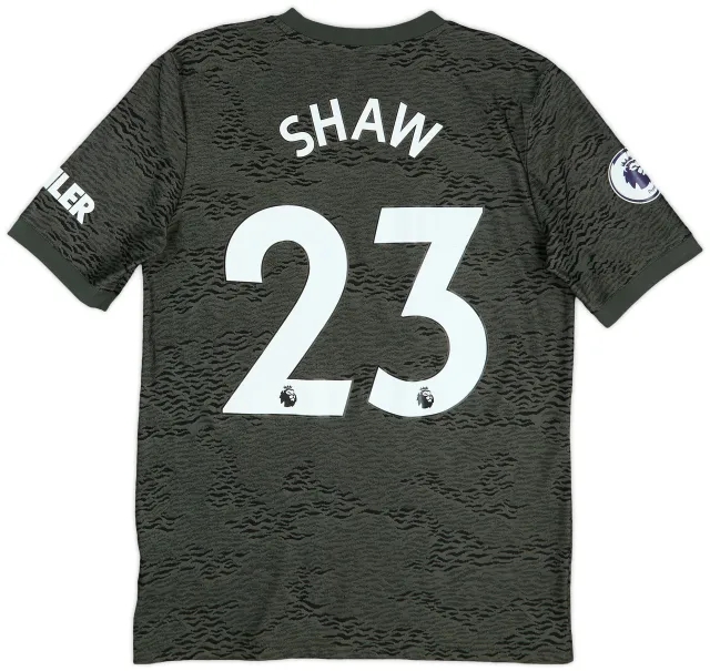 adidas 2020-21 Manchester United Away Shirt Shaw #23 - 9/10 - (XL.Boys)