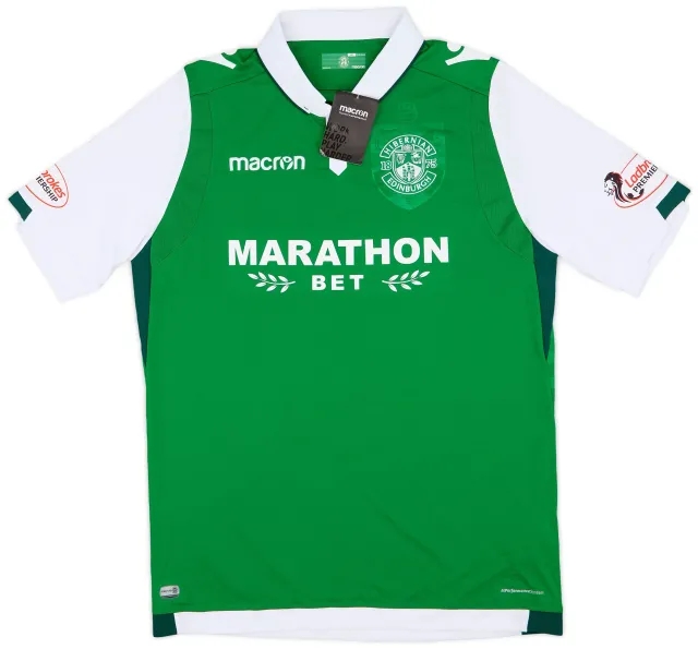 Macron 2017-18 Hibernian Home Shirt (XXL)