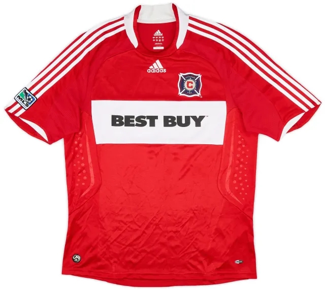 adidas 2008-09 Chicago Fire Home Shirt - 8/10 - (L)