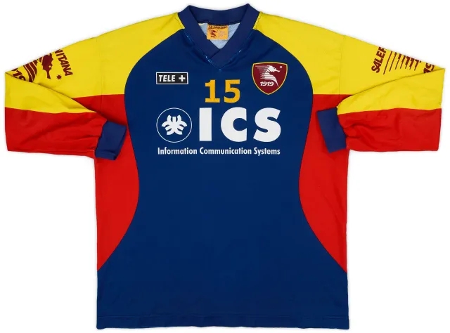 2000-01 Salernitana Player Issue Training L/S Shirt #15 - 7/10 - (XL)