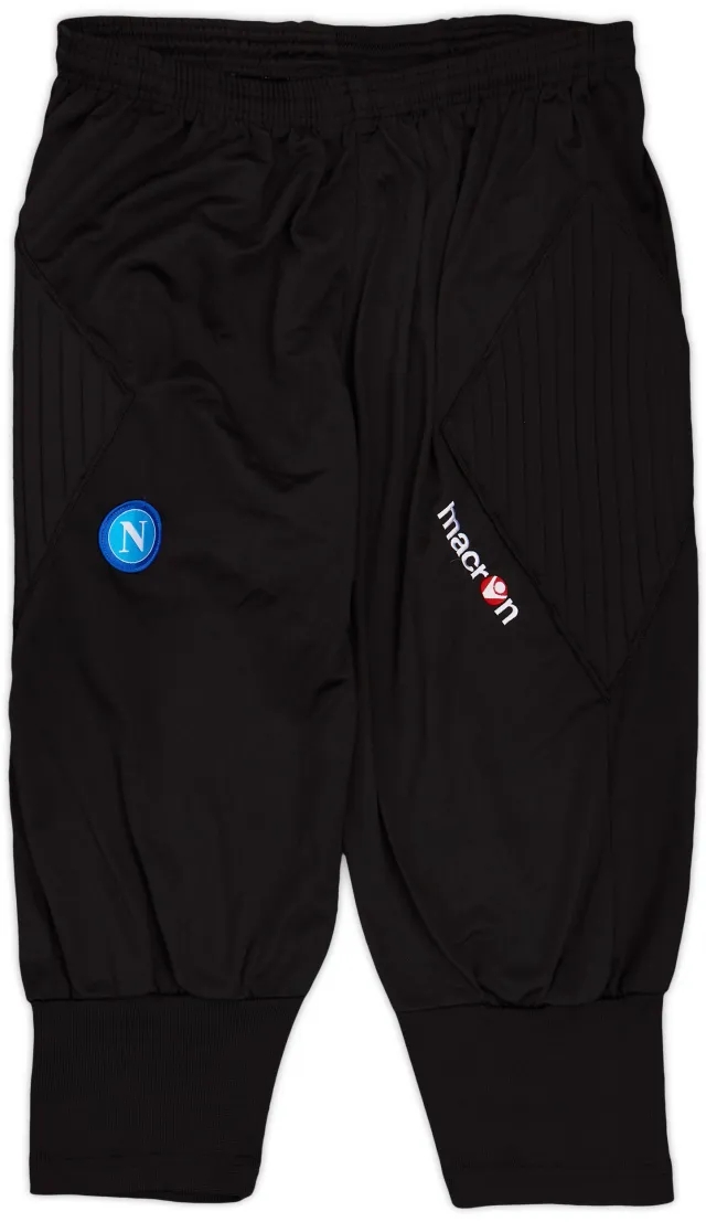 2009-10 Napoli Macron GK 3/4 Training Pants - 8/10 - (XL)