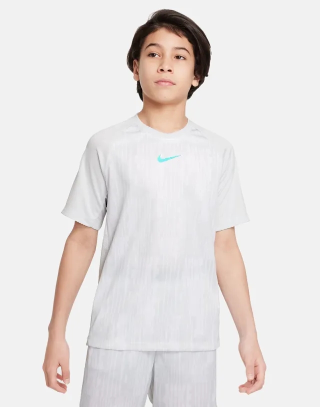 Nike Older Kids Academy+ Jersey in Grey