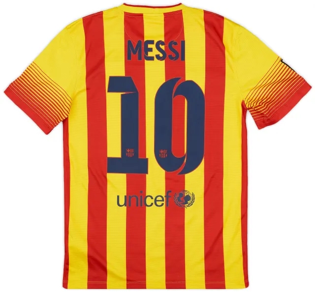 Nike 2013-15 Barcelona Away Shirt Messi #10 - 9/10 - (S)