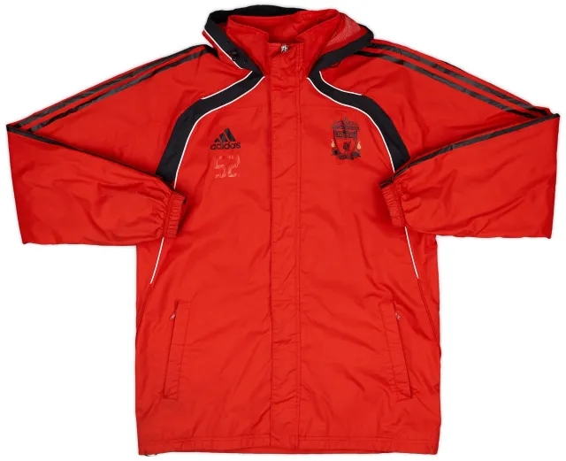 2010-11 Liverpool adidas Hooded Rain Jacket #52 - 5/10 - (L)