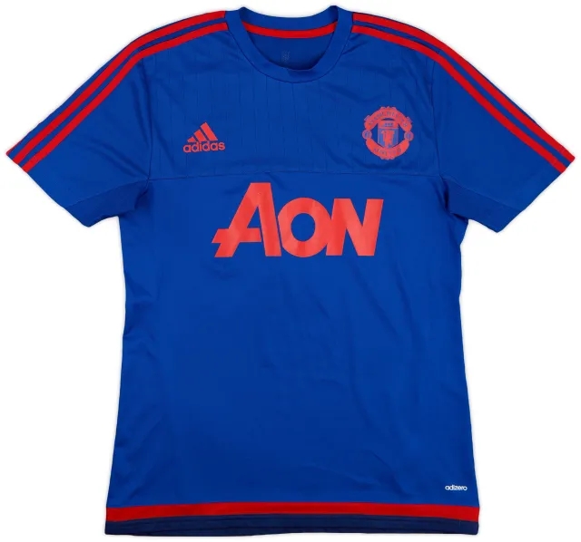 2015-16 Manchester United adidas Training Shirt - 9/10 - (M)
