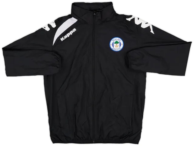 2016-17 Wigan Kappa Hooded Rain Jacket - 7/10 - (M)