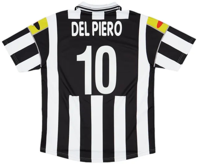 Lotto 2000-01 Juventus Ciaoweb Home Shirt Del Piero #10 - 9/10 - (XL)