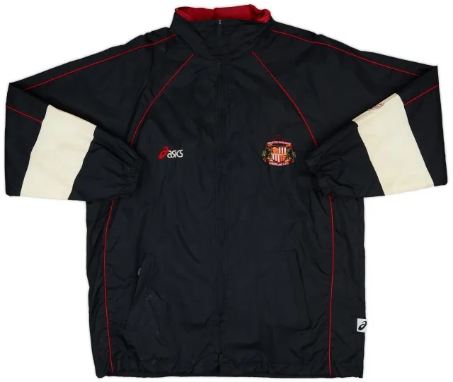 1997-98 Sunderland Asics Hooded Rain Jacket - 8/10 - (XL)
