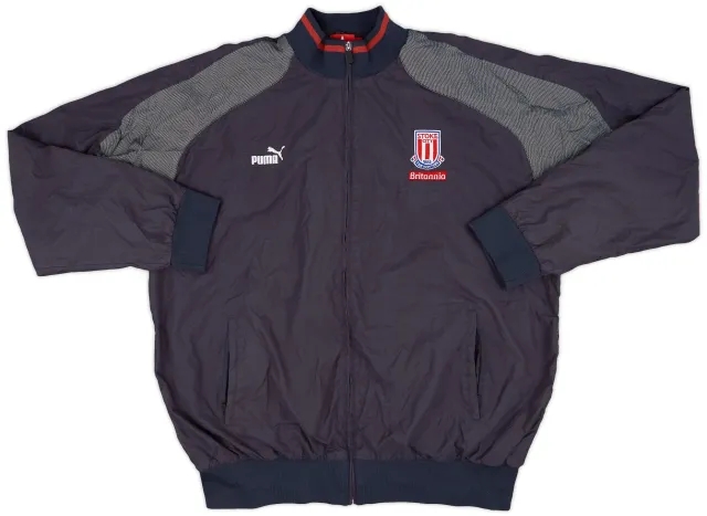 2004-05 Stoke City Puma Track Jacket - 8/10 - (XXL)