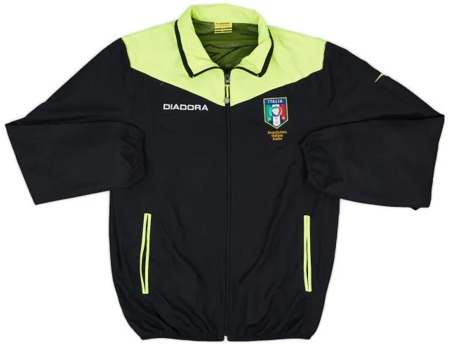 2007-08 Italy Diadora Referee Track Jacket - 8/10 - (S)