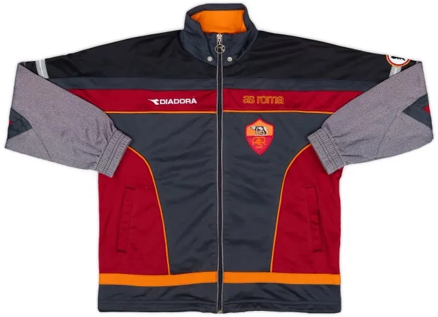 1999-00 Roma Diadora Track Jacket - 8/10 - (M.Boys)