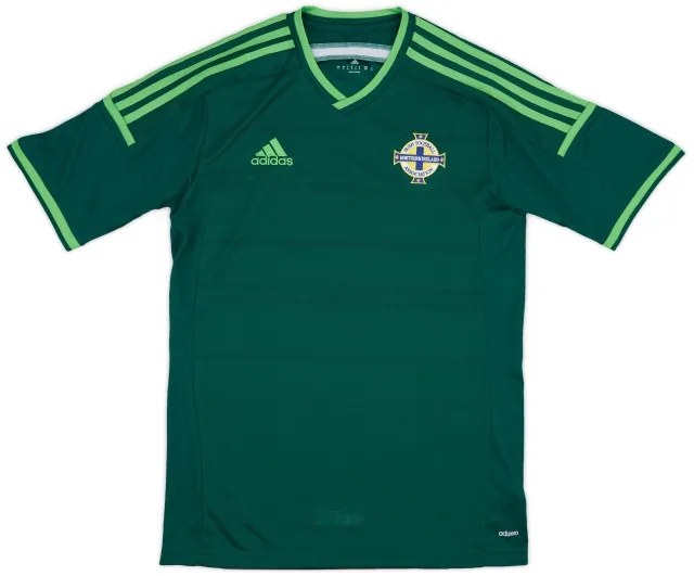 adidas 2014 Northern Ireland Home Shirt - 9/10 - (S)