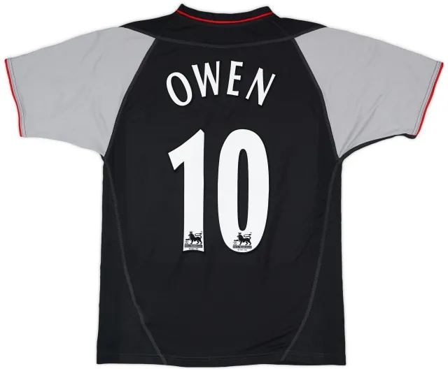 Reebok 2002-04 Liverpool Away Shirt Owen #10 - 8/10 - (S)