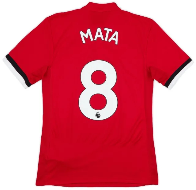 adidas 2017-18 Manchester United Home Shirt Mata #8 - 10/10 - (XS)