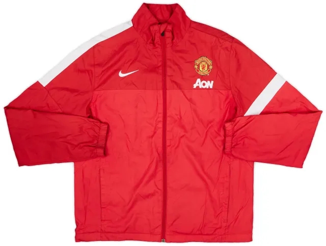 2013-14 Manchester United Nike Track Jacket - 7/10 - (M)
