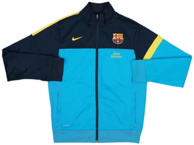 2012-13 Barcelona Nike Track Jacket - 8/10 - (L.Boys)