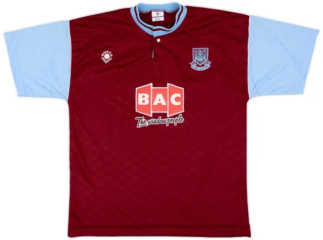 Bukta 1989-90 West Ham Home Shirt - 9/10 - (M)