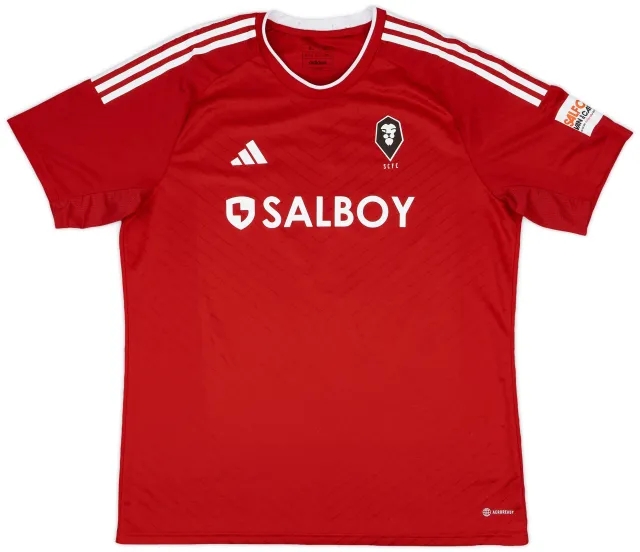 adidas 2023-24 Salford City Match Issue Home Shirt #9