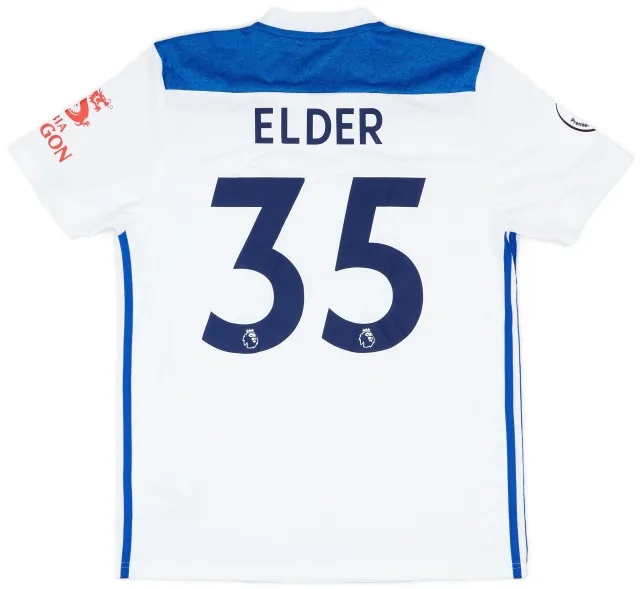 adidas 2018-19 Leicester Match Issue Third Shirt Elder #35