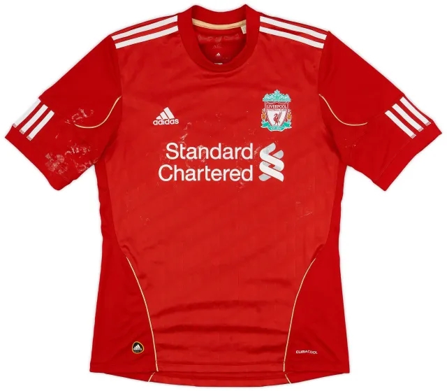 adidas 2010-12 Liverpool Home Shirt - 4/10 - (M)