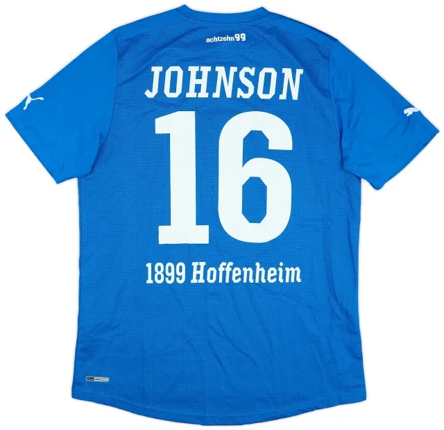 Puma 2011-12 TSG Hoffenheim Home Shirt Johnson #16 - 8/10 - (L)