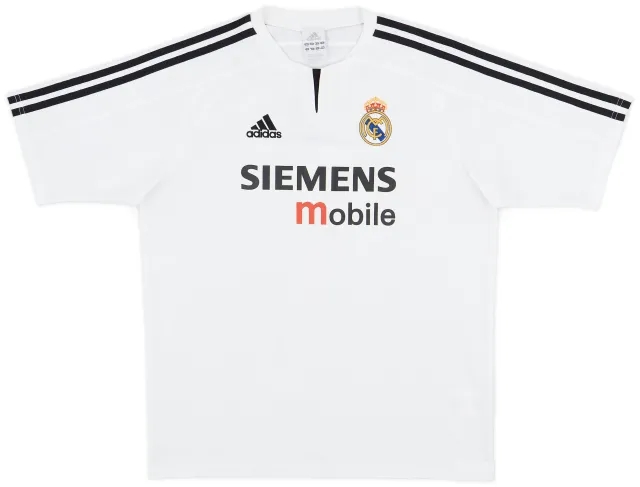 adidas 2003-04 Real Madrid Home Shirt - 7/10 - (XL.Boys)
