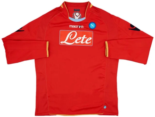 Macron 2009-10 Napoli Third L/S Shirt - 8/10 - (XXL)